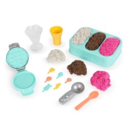 Coffret Kinetic Sand Delices Glaces - SPIN MASTER - Sable magique faci
