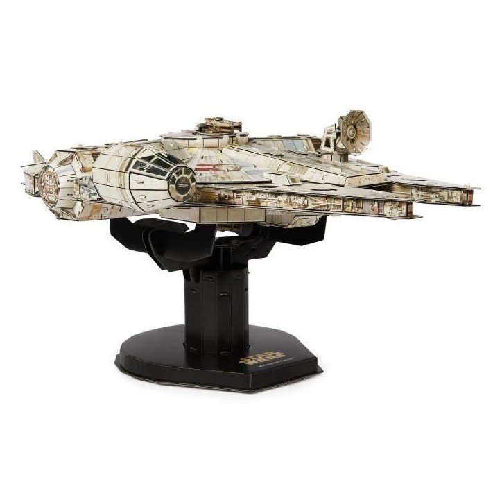 Star Wars - FAUCON MILLENIUM - Maquette 4D a construire - 48 cm Star Wars - FAUCON MILLENIUM - Maquette 4D a construire - 48 cm