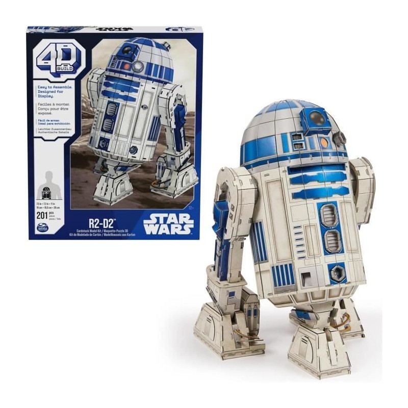 Star Wars - R2-D2 Star Wars - Maquette 4D a construire - 28 cm