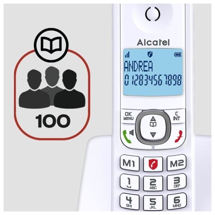 Téléphone sans fil - ALCATEL - F530 - Solo Gris Téléphone sans fil - ALCATEL - F530 - Solo Gris