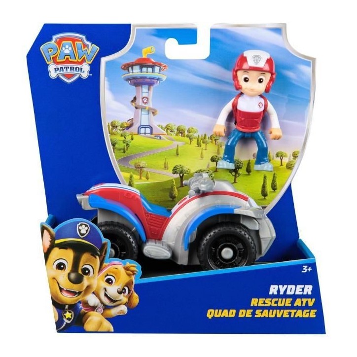 SPIN MASTER VEHICULE + FIGURINE RYDER La Pat' Patrouille