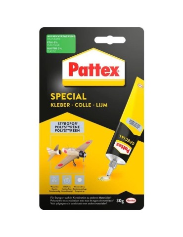 Colle Spécialités Matériaux - PATTEX - Polystyrene - Tube - 30g