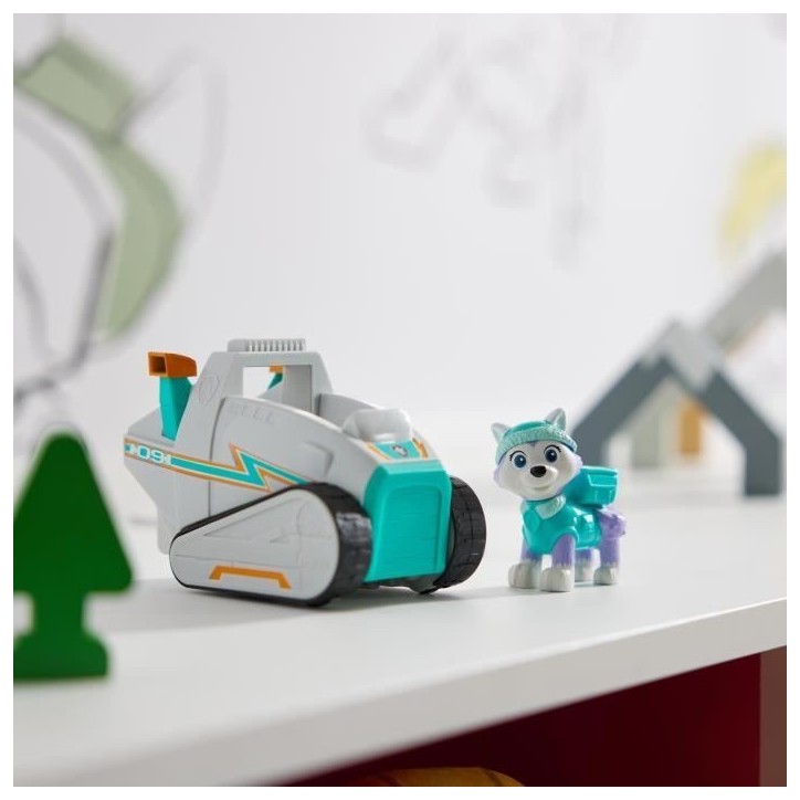 SPIN MASTER VEHICULE + FIGURINE EVEREST La Pat' Patrouille