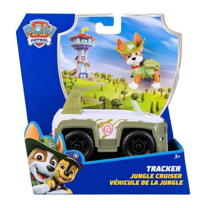 SPIN MASTERVEHICULE + FIGURINE TRACKER La Pat' Patrouille SPIN MASTERVEHICULE + FIGURINE TRACKER La Pat' Patrouille
