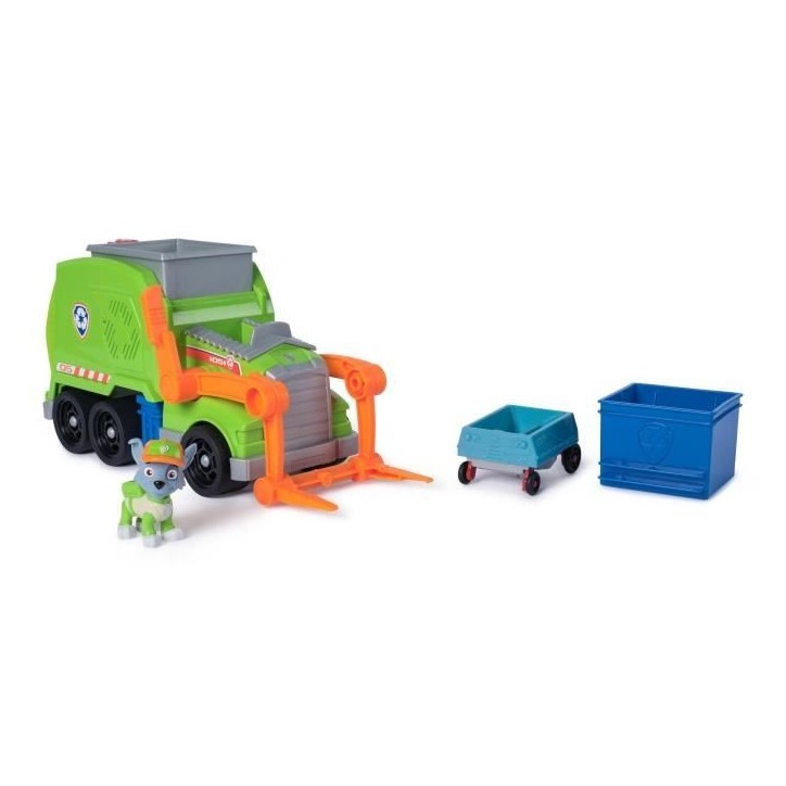 SPIN MASTER CAMION CRUSH 'N' ROLL ROCKY La Pat' Patrouille