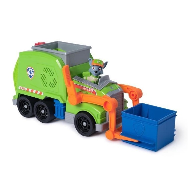 SPIN MASTER CAMION CRUSH 'N' ROLL ROCKY La Pat' Patrouille