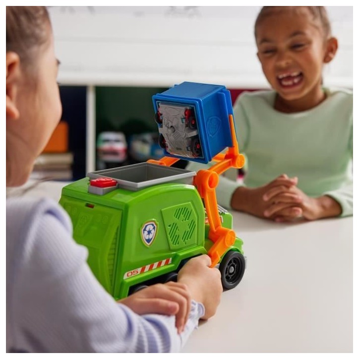 SPIN MASTER CAMION CRUSH 'N' ROLL ROCKY La Pat' Patrouille