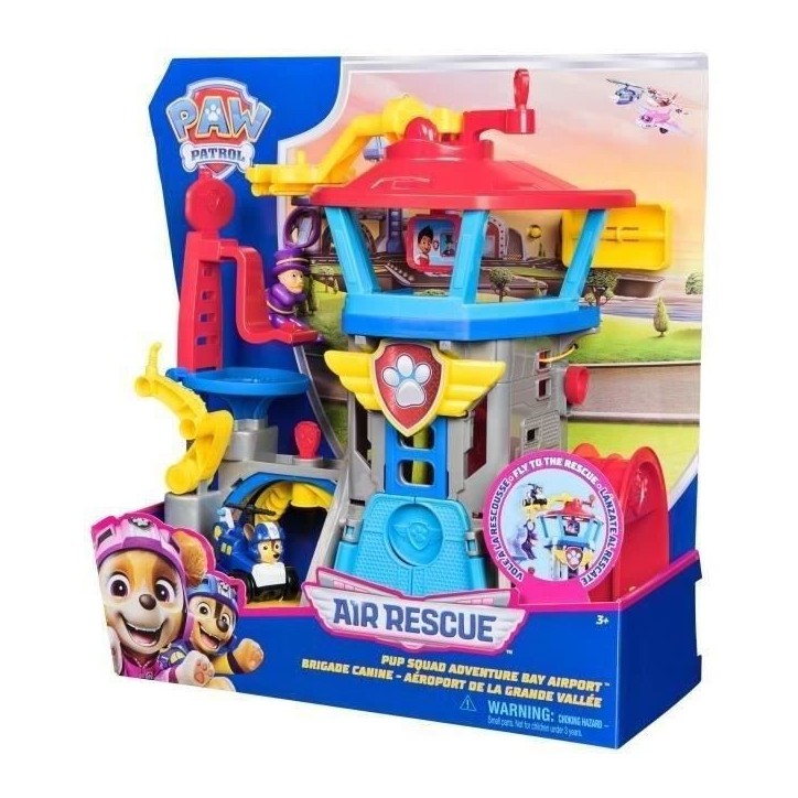 SPIN MASTER QUARTIER GENERAL AEROPORT PUP SQUAD AIR RESCUE La Pat' Patrouille SPIN MASTER QUARTIER GENERAL AEROPORT PUP SQUAD AIR RESCUE La Pat' Patrouille