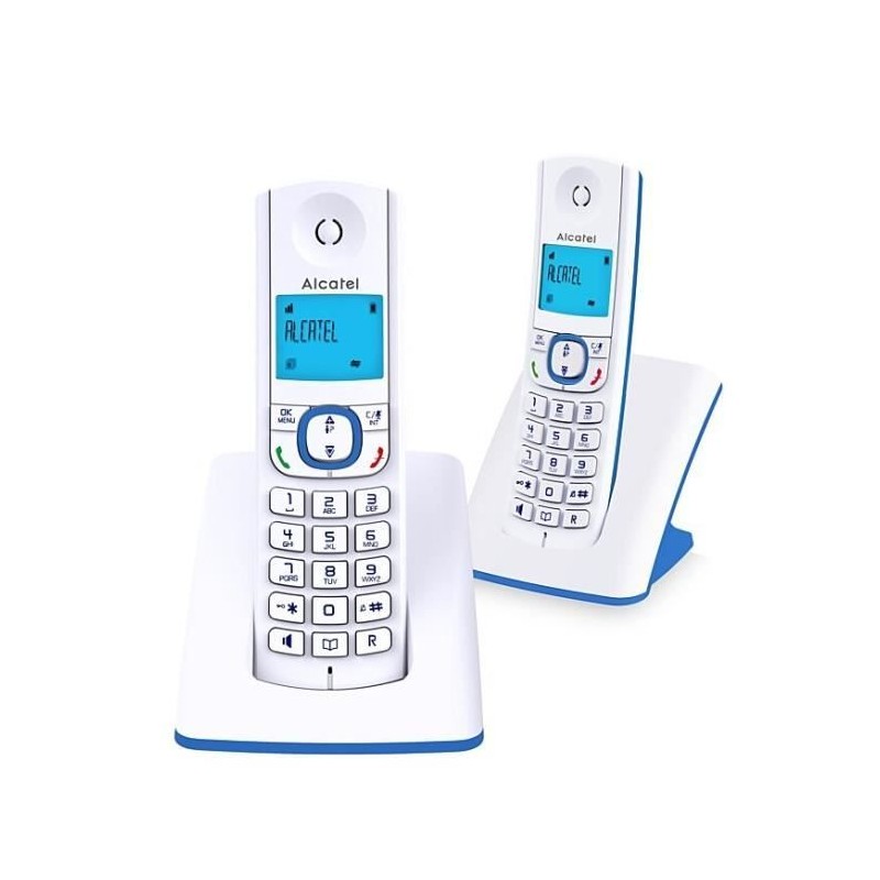Téléphone sans fil - ALCATEL - F530 Duo - 2 combinés, blocage d'app Téléphone sans fil - ALCATEL - F530 Duo - 2 combinés, blocage d'app