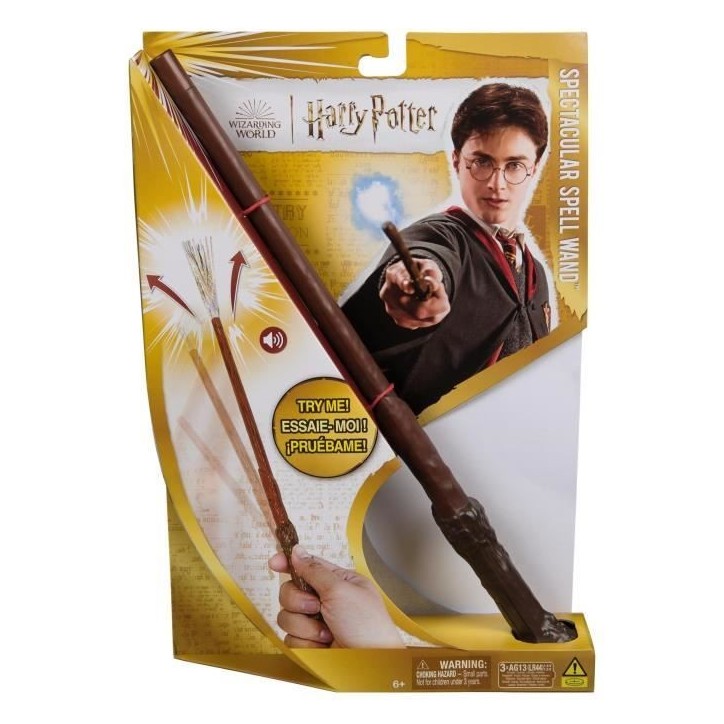 SPIN MASTER BAGUETTE MAGIQUE SORT SPECTACULAIRE Wizarding World SPIN MASTER BAGUETTE MAGIQUE SORT SPECTACULAIRE Wizarding World