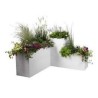 Bac a fleurs Carré 50 cm - EDA - Graphit - 57 L - 49,5 x 49,5 x H. 49