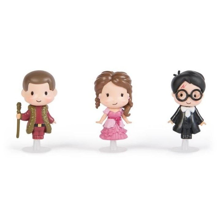 SPIN MASTER MULTIPACK 3 FIGURINES BAL DE NOËL MOMENTS MAGIQUES SAISON 4 Wizarding World