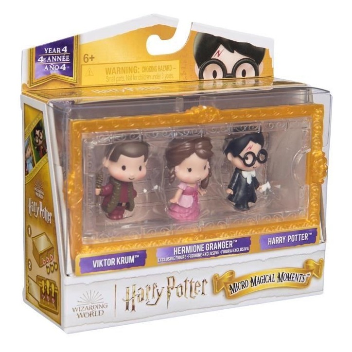 SPIN MASTER MULTIPACK 3 FIGURINES BAL DE NOËL MOMENTS MAGIQUES SAISON 4 Wizarding World