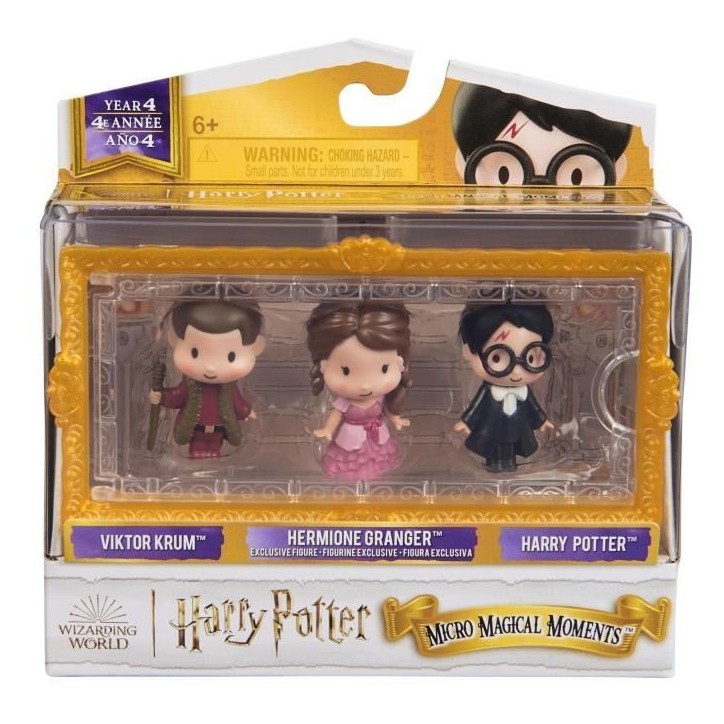 SPIN MASTER MULTIPACK 3 FIGURINES BAL DE NOËL MOMENTS MAGIQUES SAISON 4 Wizarding World