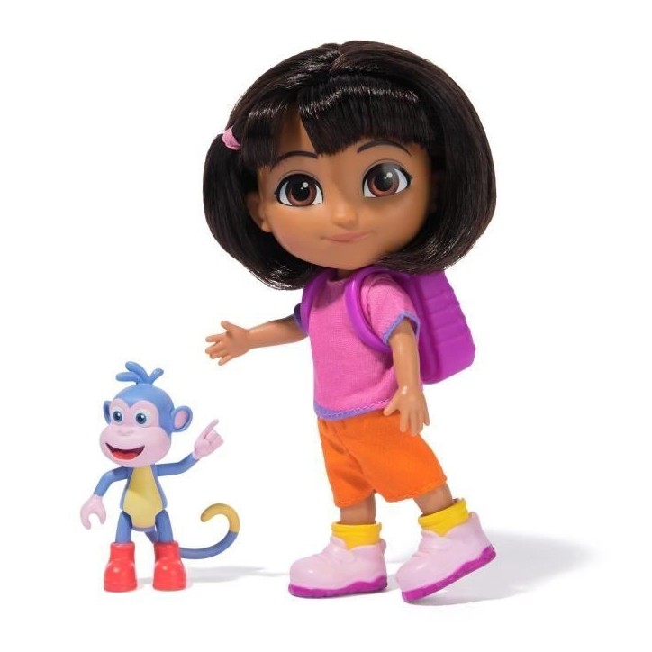 Dora - Poupée 15cm + figurine Babouche - des 3 ans - Dora l'exploratrice