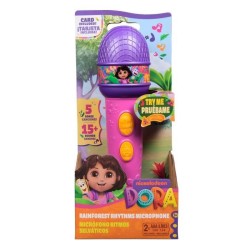 Dora - Micro a fonctions - 18cm - 4 chansons et 9 sons - des 3 ans - D