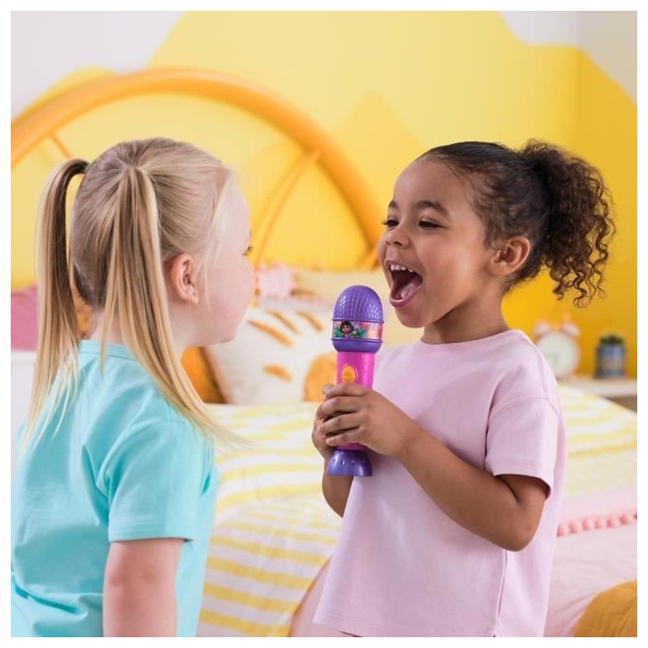 Dora - Micro a fonctions - 18cm - 4 chansons et 9 sons - des 3 ans - Dora l'exploratrice