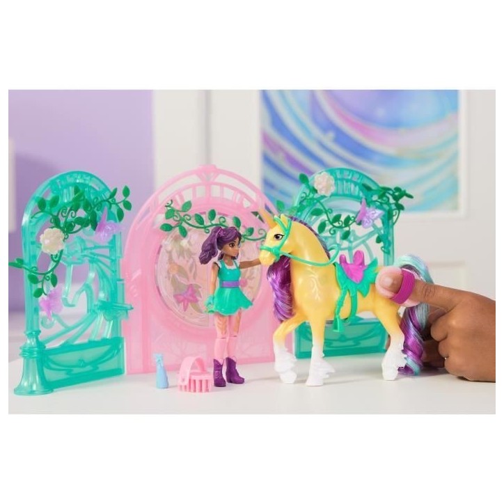 SPIN MASTER PLAYSET MINI POUPEE AVA ET LEAF COLOR REVEAL Unicorn Academy SPIN MASTER PLAYSET MINI POUPEE AVA ET LEAF COLOR REVEAL Unicorn Academy