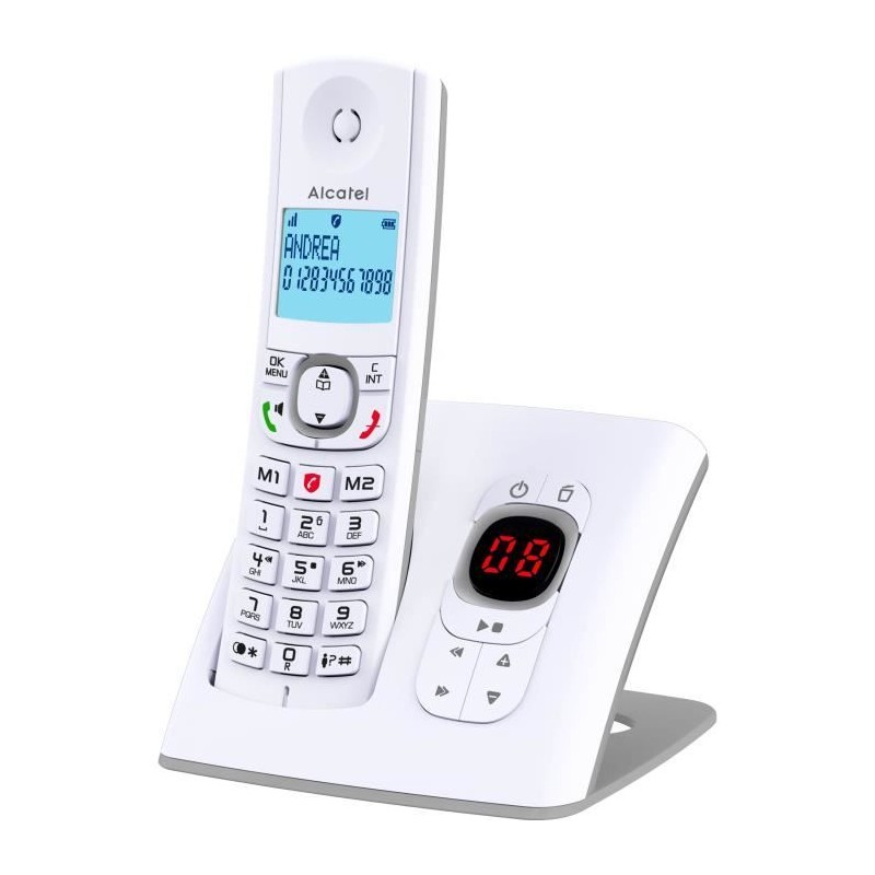 Téléphone sans fil - ALCATEL - F530 Voice - Répondeur, blocage d'ap Téléphone sans fil - ALCATEL - F530 Voice - Répondeur, blocage d'ap