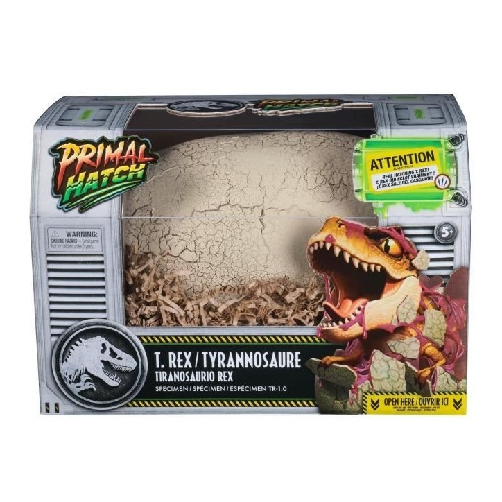 Primal Hatch - T-Rex a faire naître - 100 sons et interactions - des 5 ans