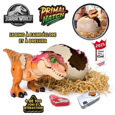 Primal Hatch - T-Rex a faire naître - 100 sons et interactions - des 5 ans