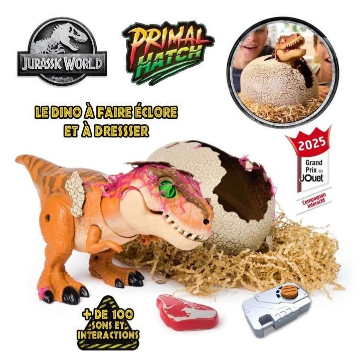 Primal Hatch - T-Rex a faire naître - 100 sons et interactions - des 5 ans