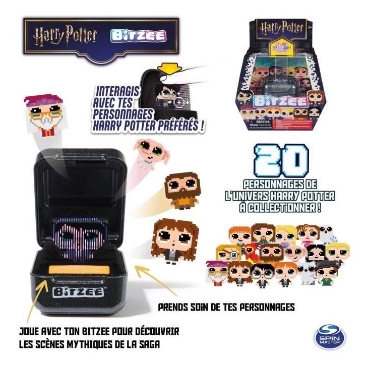 Bitzee - Mon personnage interactif - des 5 ans - Wizarding World - Harry Potter Bitzee - Mon personnage interactif - des 5 ans - Wizarding World - Harry Potter