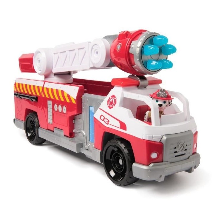 Camion de pompier + figurine Marcus - des 3 ans - Fire Rescue - La Pat'Patrouille Camion de pompier + figurine Marcus - des 3 ans - Fire Rescue - La Pat'Patrouille