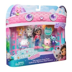 Gabby Dollhouse - Coffret 6 figurines + 5 accessoires - Petits chatons