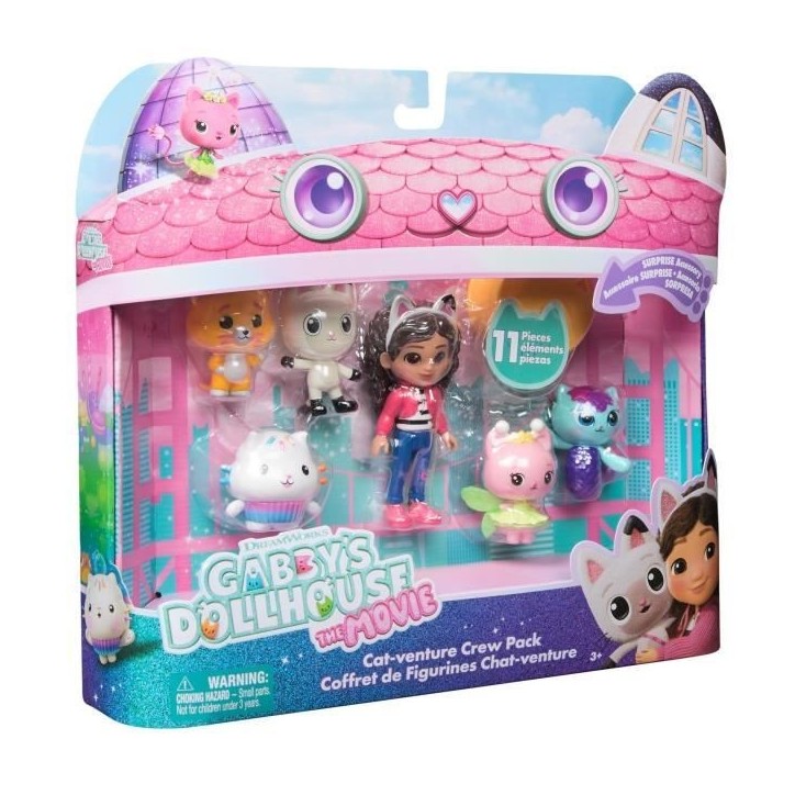 Gabby Dollhouse - Coffret 6 figurines + 5 accessoires - Petits chatons - des 3 ans - Gabby et la Maison Magique Gabby Dollhouse - Coffret 6 figurines + 5 accessoires - Petits chatons - des 3 ans - Gabby et la Maison Magique
