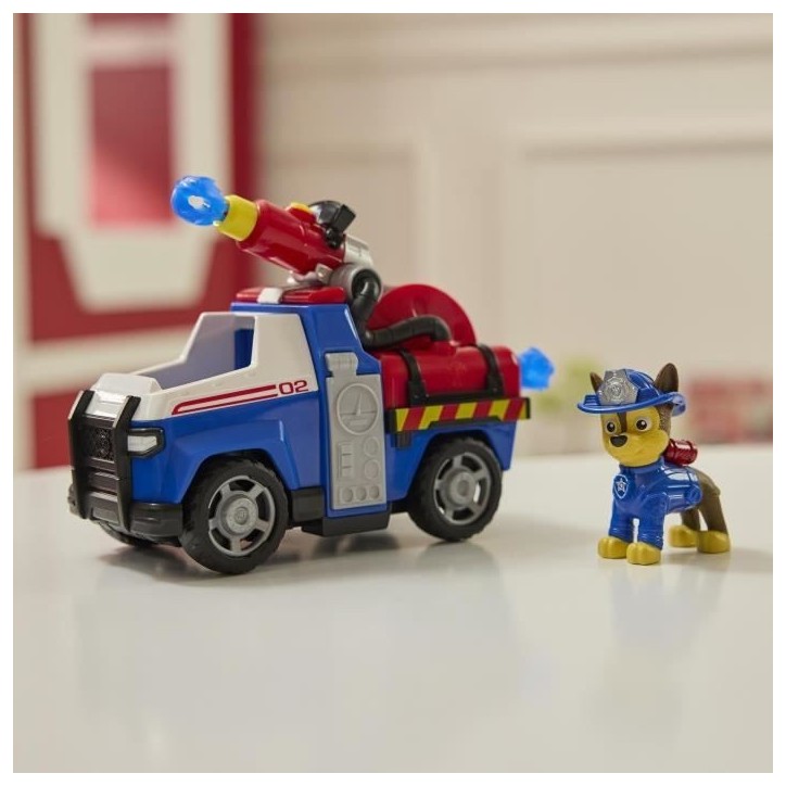 Figurine Chase - Véhicules + 2 projectiles - des 3 ans - Fire Rescue - La Pat'Patrouille Figurine Chase - Véhicules + 2 projectiles - des 3 ans - Fire Rescue - La Pat'Patrouille
