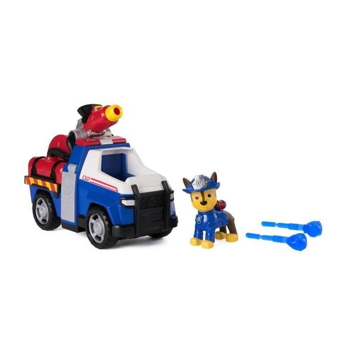 Figurine Chase - Véhicules + 2 projectiles - des 3 ans - Fire Rescue - La Pat'Patrouille Figurine Chase - Véhicules + 2 projectiles - des 3 ans - Fire Rescue - La Pat'Patrouille