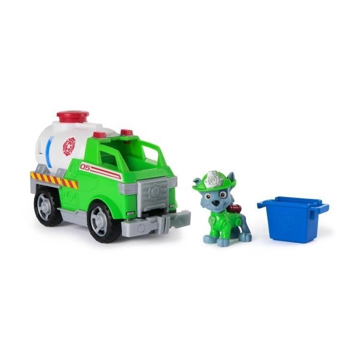 Figurine Rocky - Véhicules + bac et pince - des 3 ans - Fire Rescue - La Pat'Patrouille Figurine Rocky - Véhicules + bac et pince - des 3 ans - Fire Rescue - La Pat'Patrouille