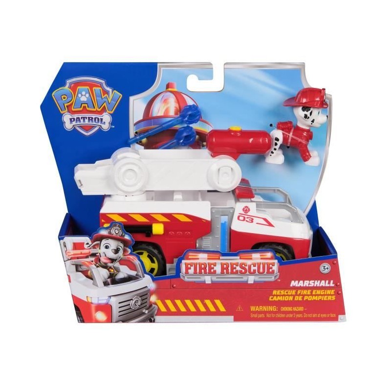 Figurine Marcus - Véhicules + 2 projectiles - des 3 ans - Fire Rescue Figurine Marcus - Véhicules + 2 projectiles - des 3 ans - Fire Rescue