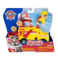 Figurine Rubben - Véhicules + 2 projectiles - des 3 ans - Fire Rescue