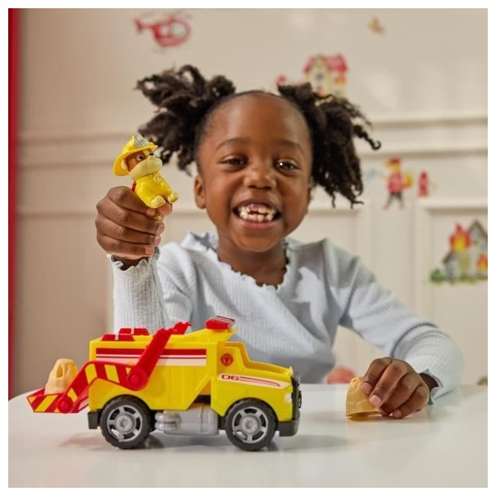 Figurine Rubben - Véhicules + 2 projectiles - des 3 ans - Fire Rescue - La Pat'Patrouille Figurine Rubben - Véhicules + 2 projectiles - des 3 ans - Fire Rescue - La Pat'Patrouille