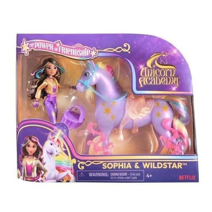 Figurines Sophia + Wildstar - 5 accessoires inclus - des 4 ans - L'École des Licornes Figurines Sophia + Wildstar - 5 accessoires inclus - des 4 ans - L'École des Licornes