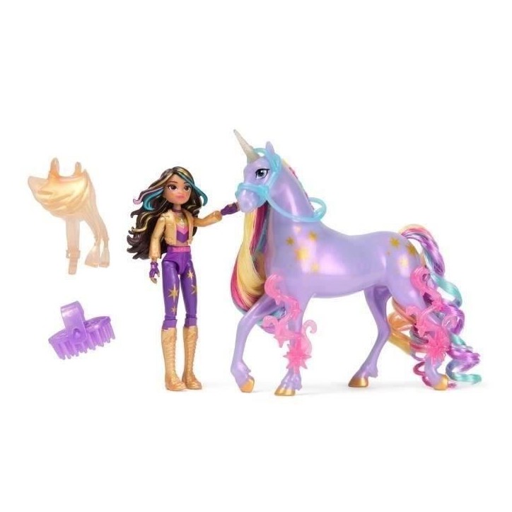 Figurines Sophia + Wildstar - 5 accessoires inclus - des 4 ans - L'École des Licornes Figurines Sophia + Wildstar - 5 accessoires inclus - des 4 ans - L'École des Licornes