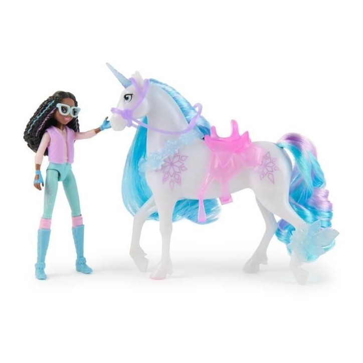 Figurines Layla + Glacier - 5 accessoires inclus - des 4 ans - L'École des Licornes Figurines Layla + Glacier - 5 accessoires inclus - des 4 ans - L'École des Licornes