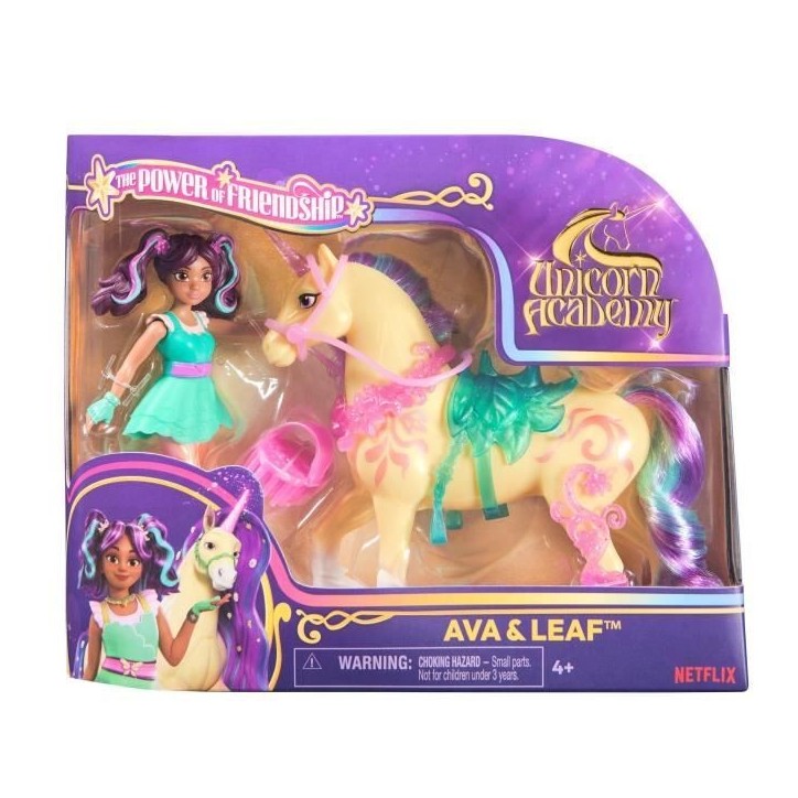 Figurines Ava + Leaf - 5 accessoires inclus - des 4 ans - L'École des Licornes Figurines Ava + Leaf - 5 accessoires inclus - des 4 ans - L'École des Licornes
