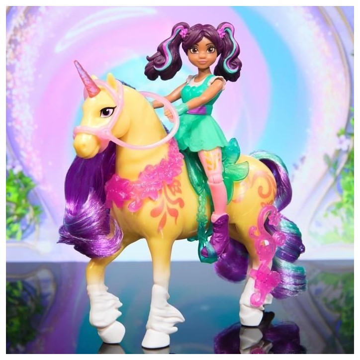 Figurines Ava + Leaf - 5 accessoires inclus - des 4 ans - L'École des Licornes Figurines Ava + Leaf - 5 accessoires inclus - des 4 ans - L'École des Licornes