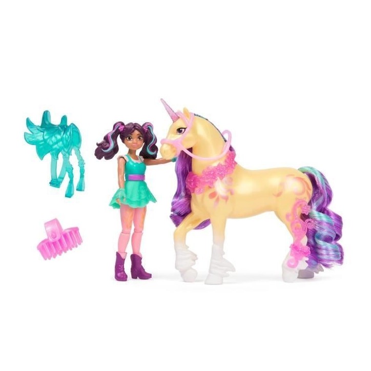 Figurines Ava + Leaf - 5 accessoires inclus - des 4 ans - L'École des Licornes Figurines Ava + Leaf - 5 accessoires inclus - des 4 ans - L'École des Licornes