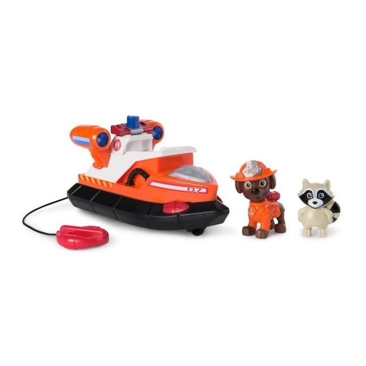 Figurine Zuma - Véhicules + Raton laveur - des 3 ans - Fire Rescue - La Pat'Patrouille Figurine Zuma - Véhicules + Raton laveur - des 3 ans - Fire Rescue - La Pat'Patrouille
