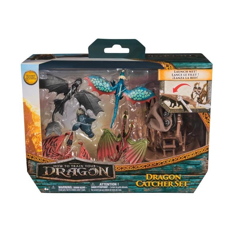 Dragon - Coffret mini figurines - Chasseur de dragons - des 4 ans - Dr Dragon - Coffret mini figurines - Chasseur de dragons - des 4 ans - Dr