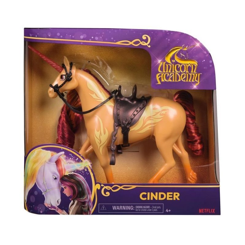 Unicorn Academy - Figurine 28cm - Galcier ou Cinder - Modele aléatoir Unicorn Academy - Figurine 28cm - Galcier ou Cinder - Modele aléatoir
