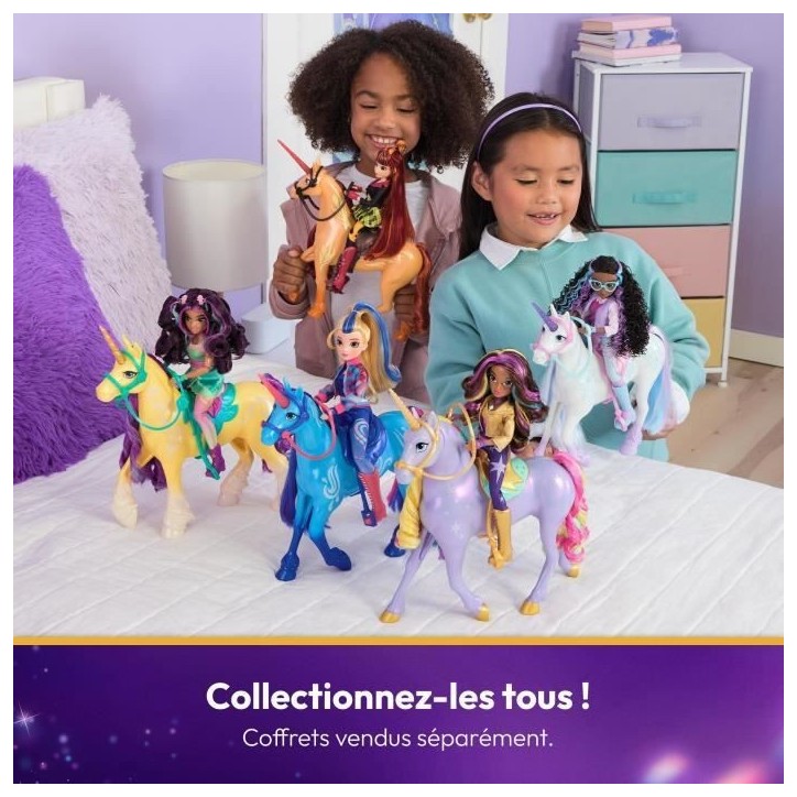 Unicorn Academy - Figurine 28cm - Galcier ou Cinder - Modele aléatoire - des 4 ans - L'École des Licornes Unicorn Academy - Figurine 28cm - Galcier ou Cinder - Modele aléatoire - des 4 ans - L'École des Licornes