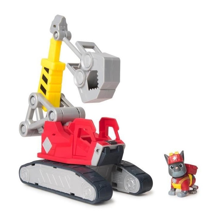 Ruben & Compagnie - Figurine Charlie + véhicule grue - des 4 ans - La Pat'Patrouille Ruben & Compagnie - Figurine Charlie + véhicule grue - des 4 ans - La Pat'Patrouille