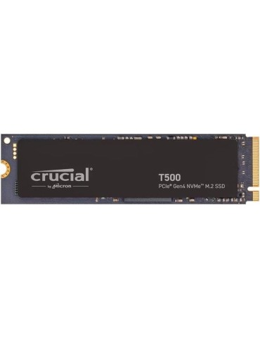 Crucial T500 SSD 2 To PCIe Gen4 NVMe M.2 SSD Interne Gaming, jusqu'a 7200Mo/s, Disque Dur SSD- CT2000T500SSD8