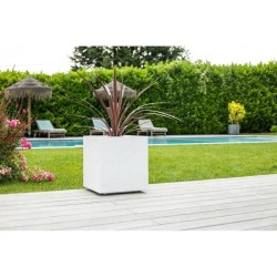 Bac a fleurs Carré 50 cm - EDA - Graphit - 57 L - 49,5 x 49,5 x H. 49