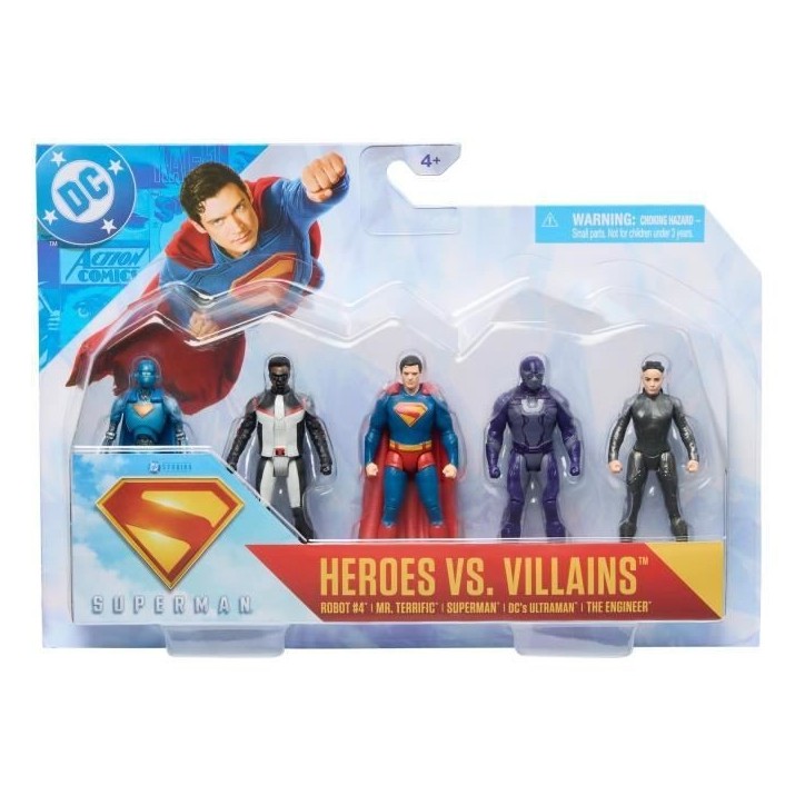 Multipack figurines 8 cm - des 4 ans - Superman le film Multipack figurines 8 cm - des 4 ans - Superman le film